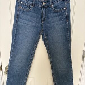 White House Black Market Straight Leg Blue Jeans